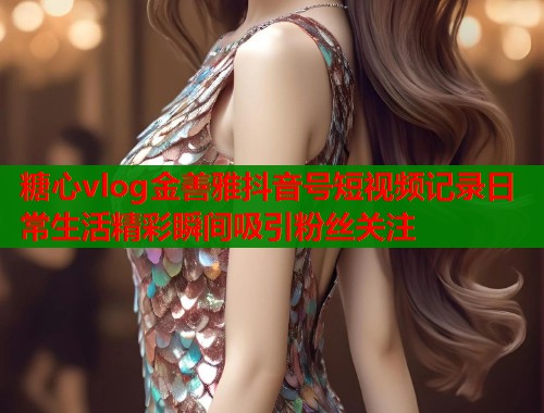 糖心vlog金善雅抖音号短视频记录日常生活精彩瞬间吸引粉丝关注