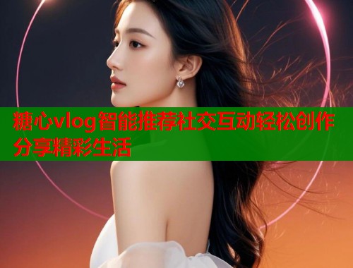 糖心vlog智能推荐社交互动轻松创作分享精彩生活