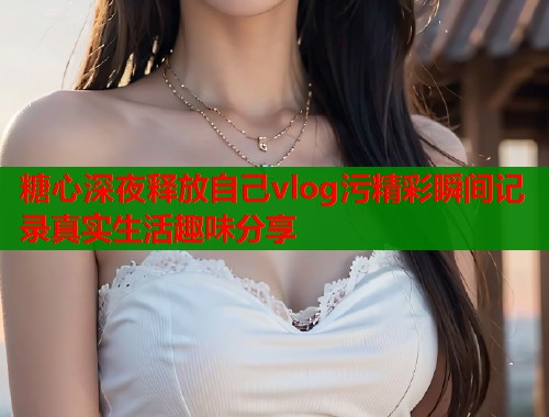 糖心深夜释放自己vlog污精彩瞬间记录真实生活趣味分享