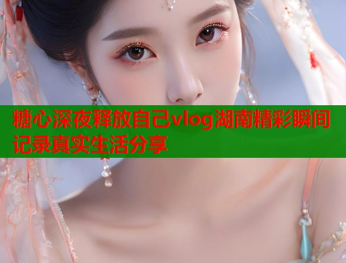 糖心深夜释放自己vlog湖南精彩瞬间记录真实生活分享